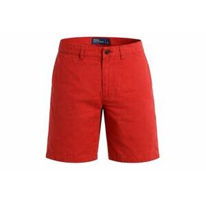 Polo Ralph Lauren Boys 12 Classic Chino Shorts Red Cotton Flat Front
